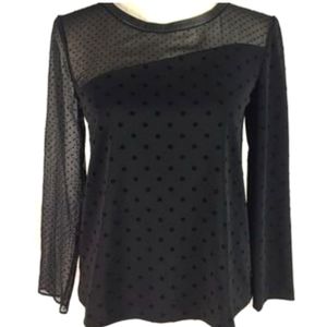 Rachel Roy Swiss dot blouse